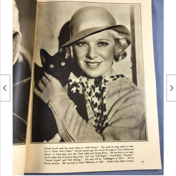 May 1933 Modern Screen Magazine Hollywood Movies Hepburn Crawford Fairbanks - Picture 2 of 6